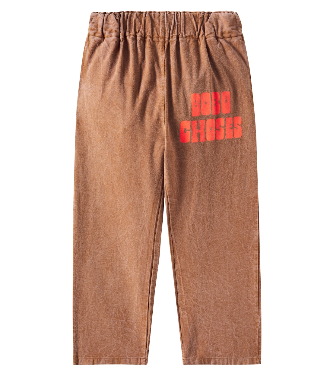 Хлопковые брюки с логотипом Bobo Choses, коричневый
Хлопковые брюки с логотипом Bobo Choses, коричневый