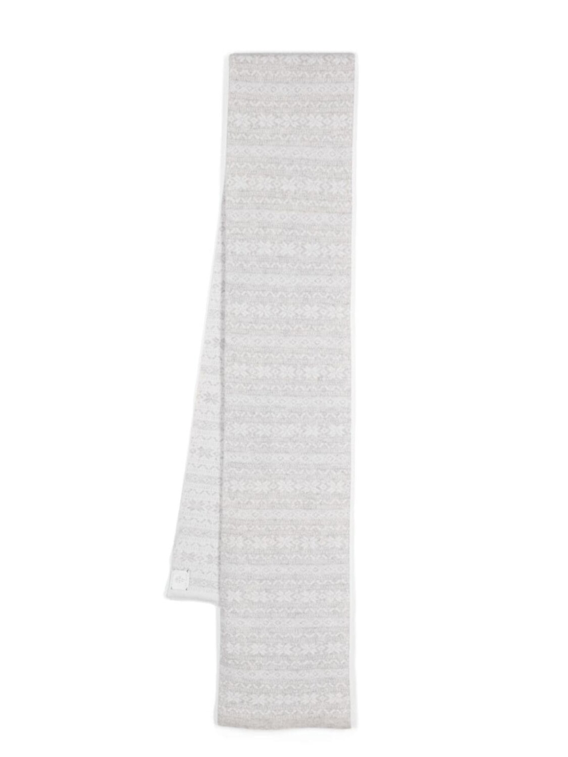 Eleventy шарф вязки интарсия с узором, серый
Eleventy шарф вязки интарсия с узором, серый