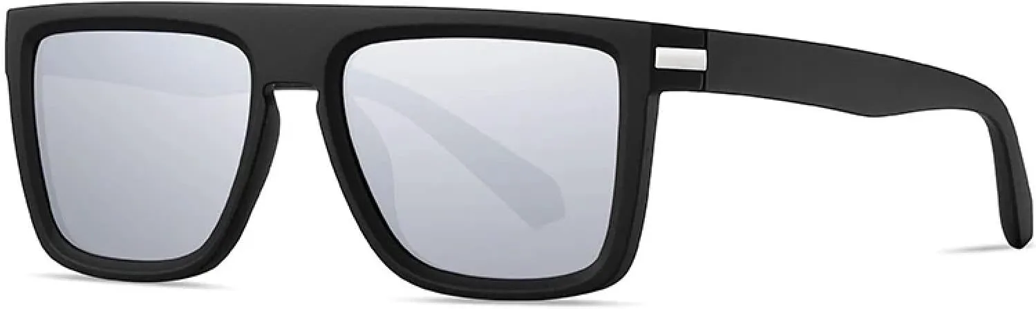 Мужские поляризованные солнцезащитные очки, модные зеркальные очки с защитой от УФ-излучения UV400, женские солнцезащитные очки SZVVBKK, Black Silver Mirror
Мужские поляризованные солнцезащитные очки, модные зеркальные очки с защитой от УФ-излучения UV400, женские солнцезащитные очки SZVVBKK, Black Silver Mirror