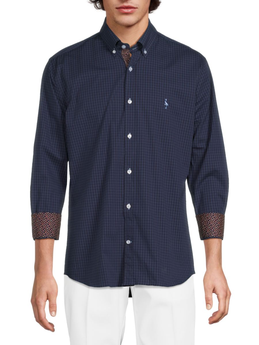 Рубашка в клетку гингем TailorByrd, темно-синий
Рубашка в клетку гингем TailorByrd, темно-синий