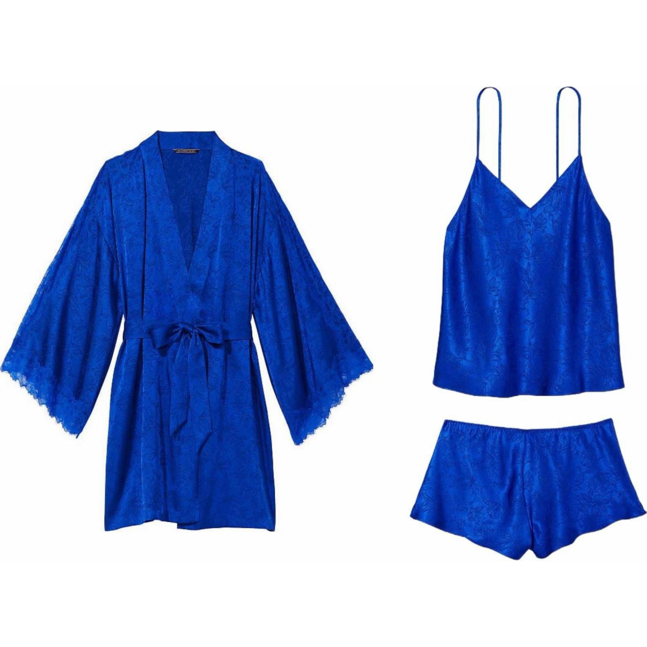 Victoria's Secret Женский пижамный комплект синий
Victoria's Secret Женский пижамный комплект синий