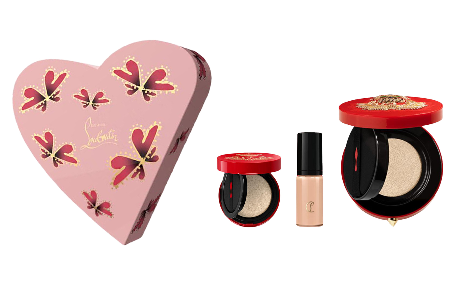 Christian Louboutin CL Diamond Shiny Pink Cushion Red Case Box набор для макияжа, долговечный, легко растушевывается, 15г+5г+5мл
Christian Louboutin CL Diamond Shiny Pink Cushion Red Case Box набор для макияжа, долговечный, легко растушевывается, 15г+5г+5мл