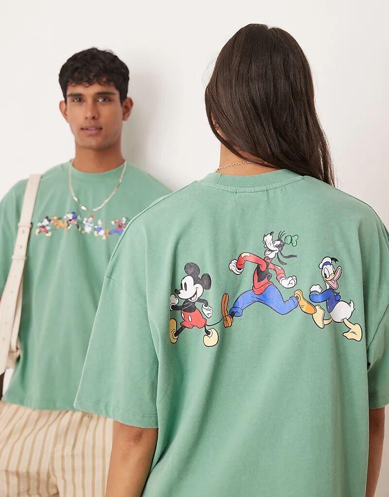 Футболка унисекс оверсайз ASOS DESIGN с принтом Микки Мауса в выбеленном зеленом цвете
Футболка унисекс оверсайз ASOS DESIGN с принтом Микки Мауса в выбеленном зеленом цвете