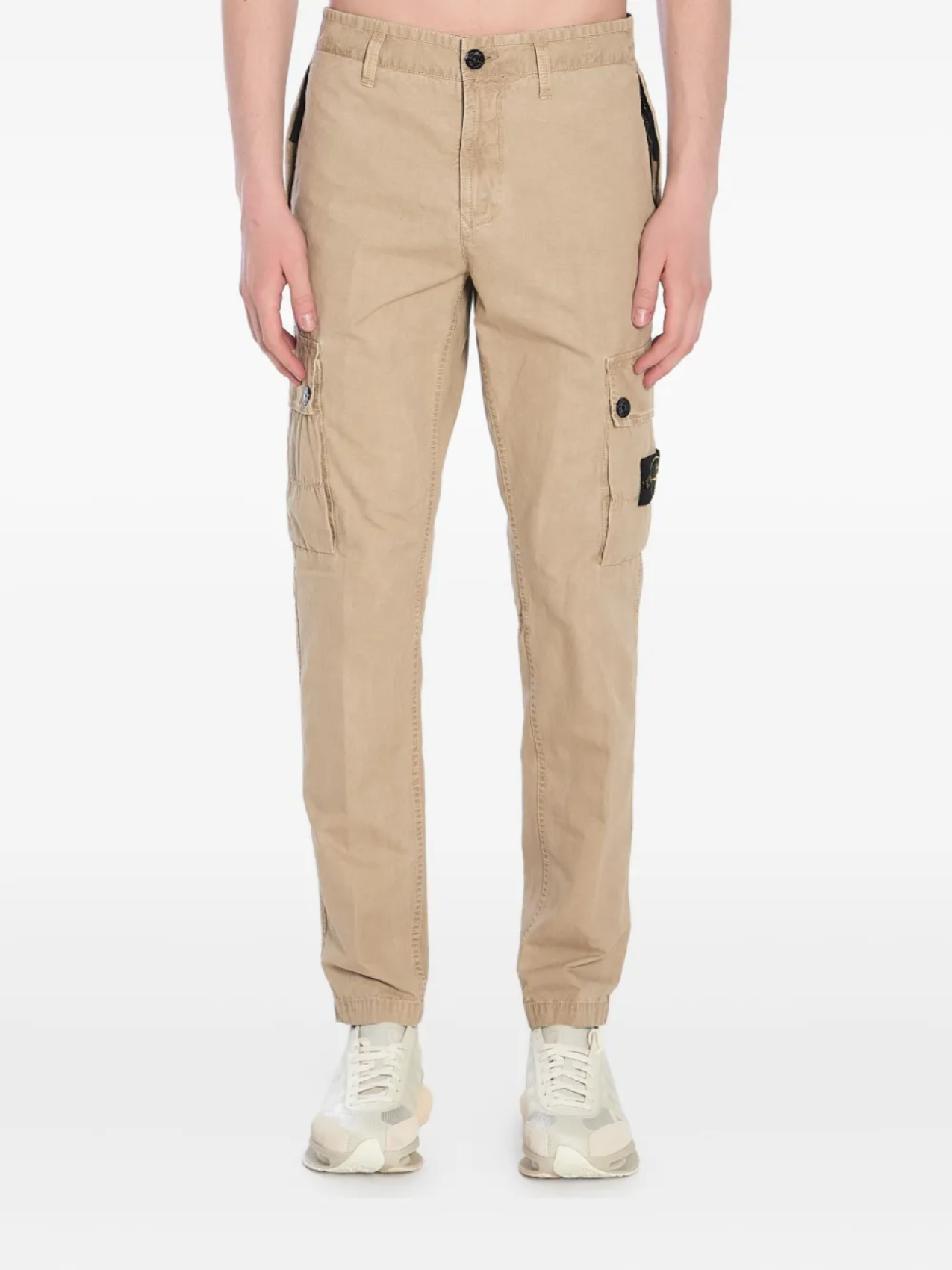Брюки-карго с логотипом Stone Island, нейтральный
Брюки-карго с логотипом Stone Island, нейтральный