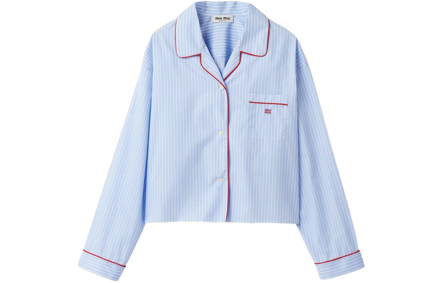 Рубашка женская Miu Miu, небесно-голубой
Рубашка женская Miu Miu, небесно-голубой