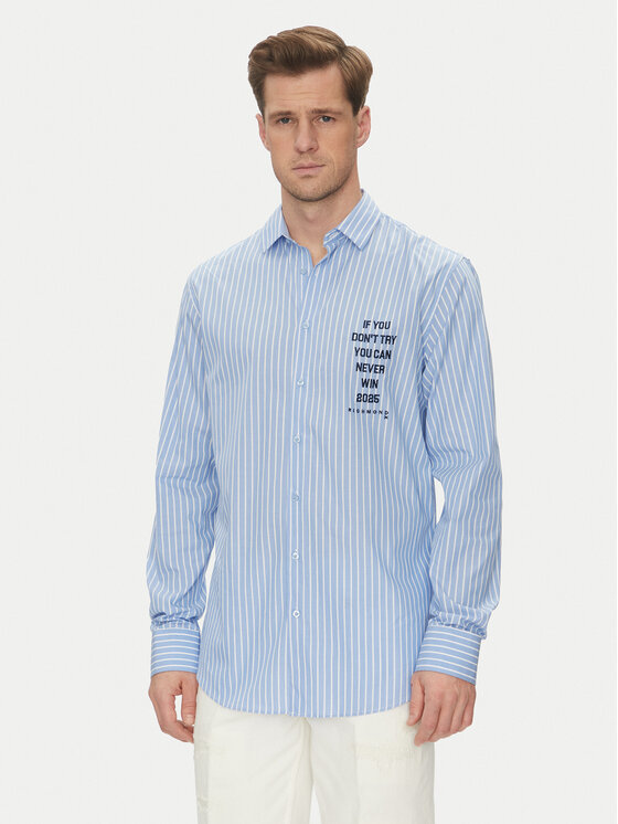 Рубашка обычного кроя UMP25077CA Richmond X, синий
Рубашка обычного кроя UMP25077CA Richmond X, синий