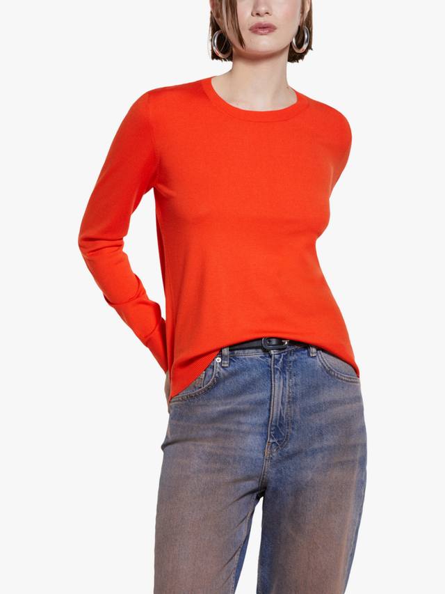 Джемпер с круглым вырезом SISLEY, красный
Джемпер с круглым вырезом SISLEY, красный