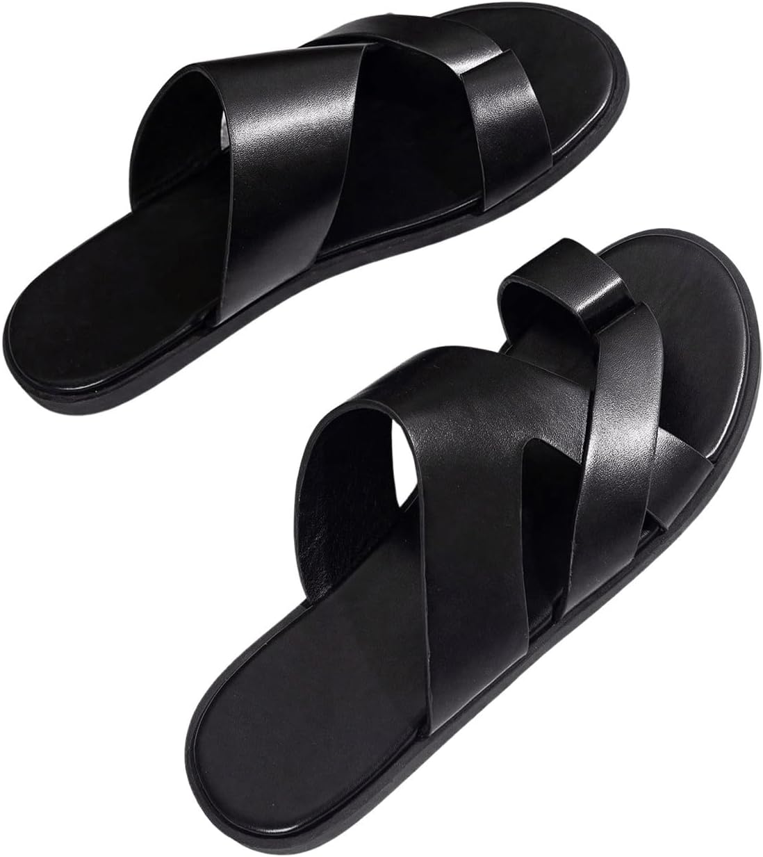 Мужские кожаные сандалии Verdusa, повседневные шлепанцы, пляжные сандалии, летняя обувь, черный
Мужские кожаные сандалии Verdusa, повседневные шлепанцы, пляжные сандалии, летняя обувь, черный