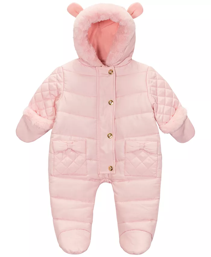 Детский комбинезон-конверт для девочек с алмазным узором и стеганой отделкой S Rothschild & Co, розовый
Детский комбинезон-конверт для девочек с алмазным узором и стеганой отделкой S Rothschild & Co, розовый