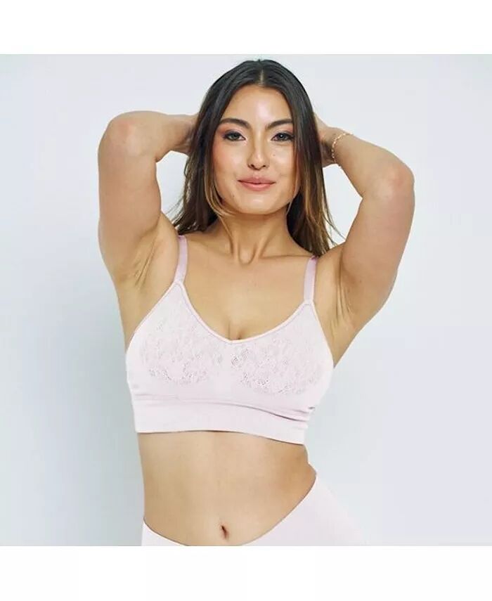 Женский бюстгальтер без косточек с V-образной подкладкой MINDD, розовый
Женский бюстгальтер без косточек с V-образной подкладкой MINDD, розовый