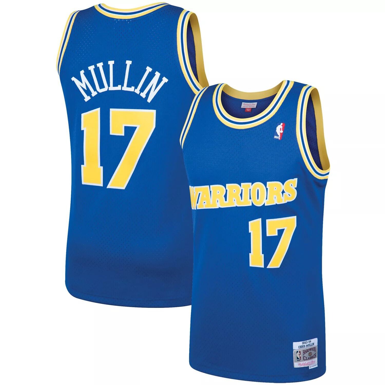 Мужская майка Mitchell & Ness Chris Mullin Royal Golden State Warriors 1993-94 Hardwood Classics Swingman Player
Мужская майка Mitchell & Ness Chris Mullin Royal Golden State Warriors 1993-94 Hardwood Classics Swingman Player