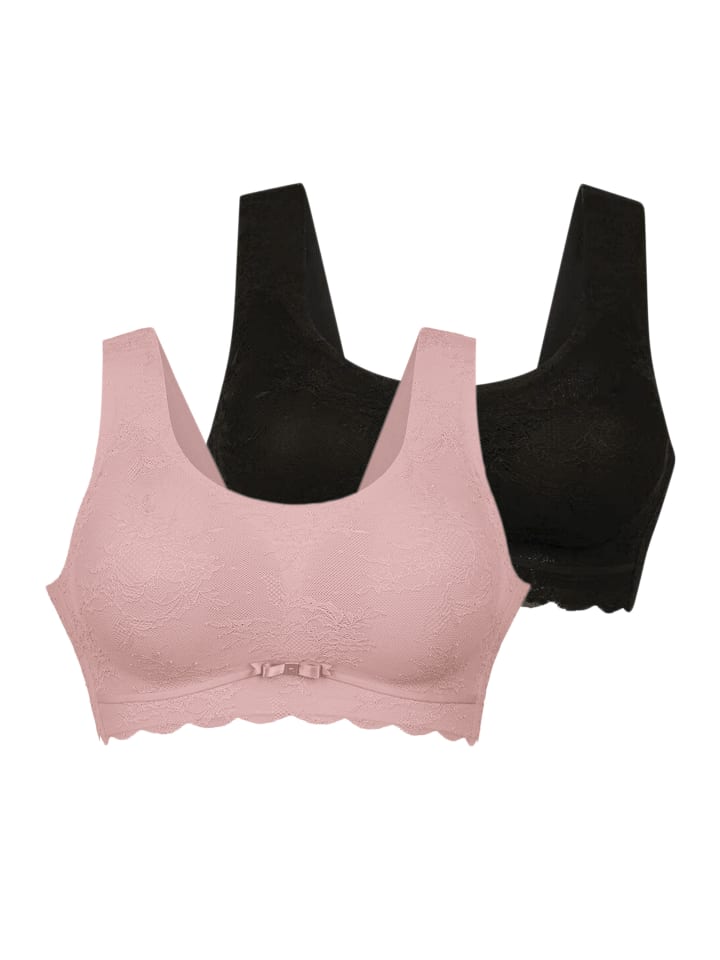 Бюстгальтер-бралетт Essential Lace из розового дерева/черного цвета Anita
Бюстгальтер-бралетт Essential Lace из розового дерева/черного цвета Anita