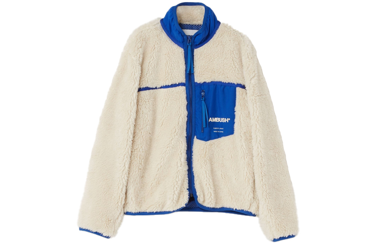 Вельветовая куртка унисекс белая AMBUSH 
Вельветовая куртка унисекс белая AMBUSH