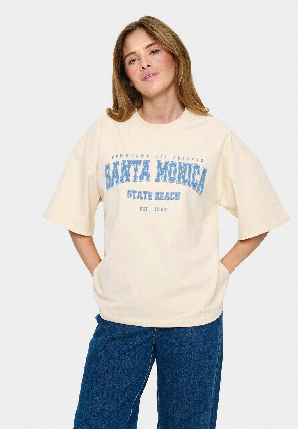 Футболка с принтом ZALILA Saint Tropez, кремовый
Футболка с принтом ZALILA Saint Tropez, кремовый