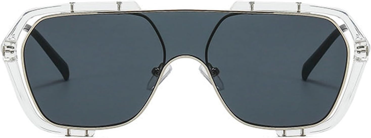 Солнцезащитные очки COTIA Classic Square для женщин и мужчин, увеличенного размера, в стиле «пилот», с цельной металлической оправой, многоугольные солнцезащитные очки W38, Clear Grey
Солнцезащитные очки COTIA Classic Square для женщин и мужчин, увеличенного размера, в стиле «пилот», с цельной металлической оправой, многоугольные солнцезащитные очки W38, Clear Grey