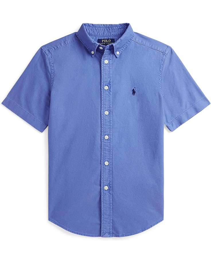 Рубашка Polo Ralph Lauren Kids Cotton Oxford Short Sleeve Shirt, цвет Scottsdale Blue
Рубашка Polo Ralph Lauren Kids Cotton Oxford Short Sleeve Shirt, цвет Scottsdale Blue