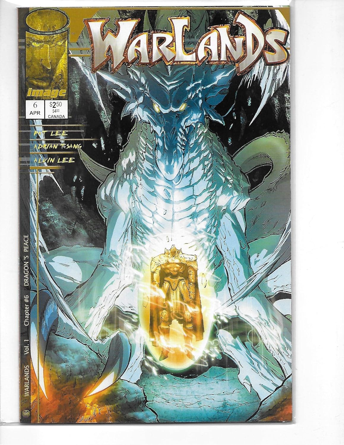 Warlands, Vol. 1 Chapter 6: Dragon's Peace; April 2000 (Image Comics)
Warlands, Vol. 1 Chapter 6: Dragon's Peace; April 2000 (Image Comics)