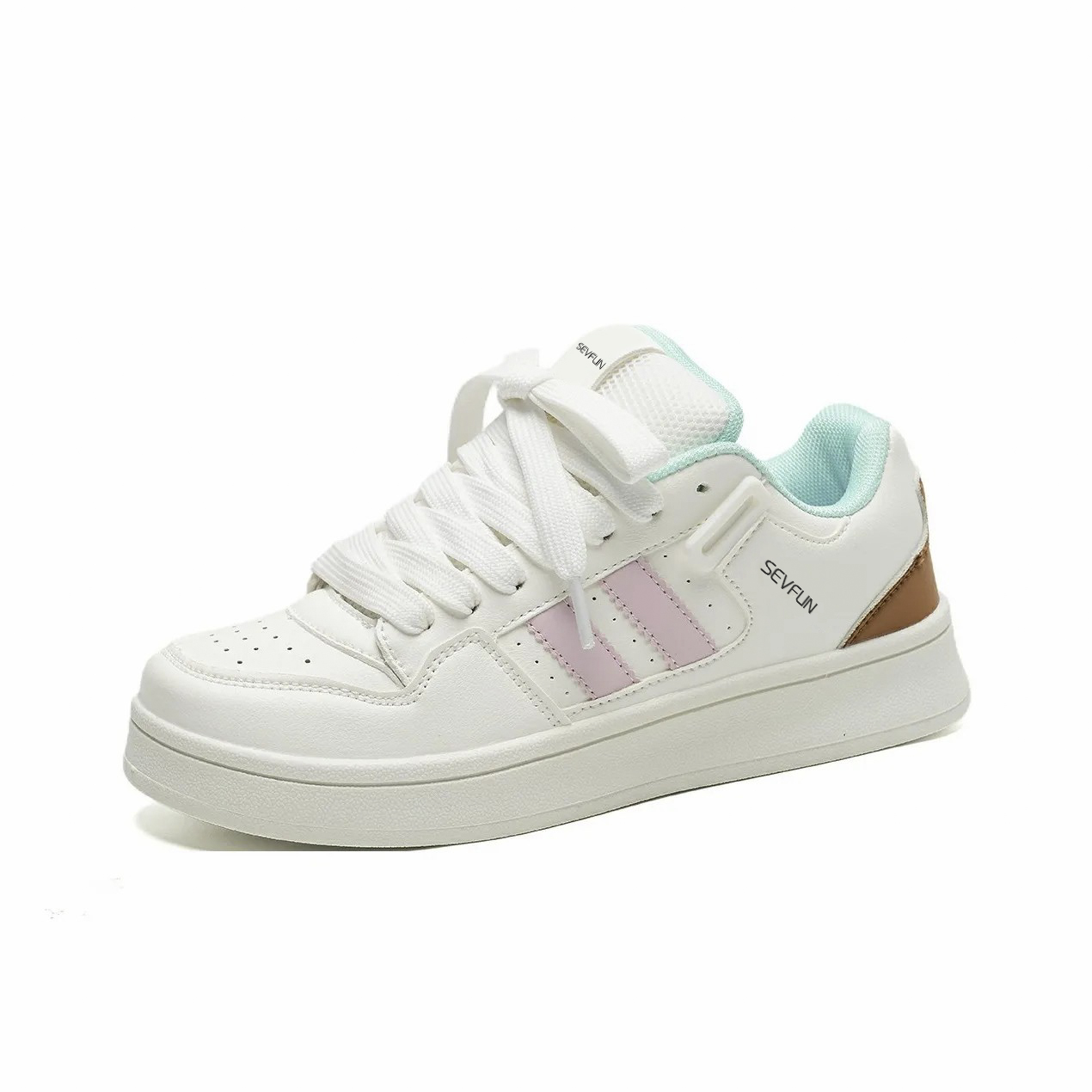 7 SEVFUN Износостойкие лоу-топ скейтерские кроссовки унисекс White Pink Moon, цвет White Pink Moon
7 SEVFUN Износостойкие лоу-топ скейтерские кроссовки унисекс White Pink Moon, цвет White Pink Moon