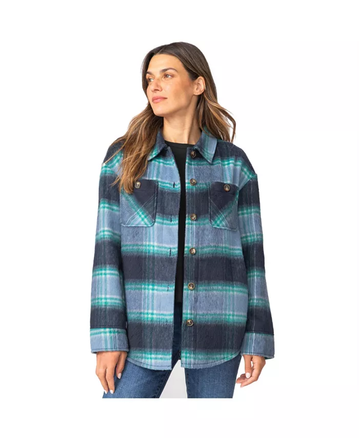 Женская клетчатая куртка-рубашка Free Country, синий
Женская клетчатая куртка-рубашка Free Country, синий