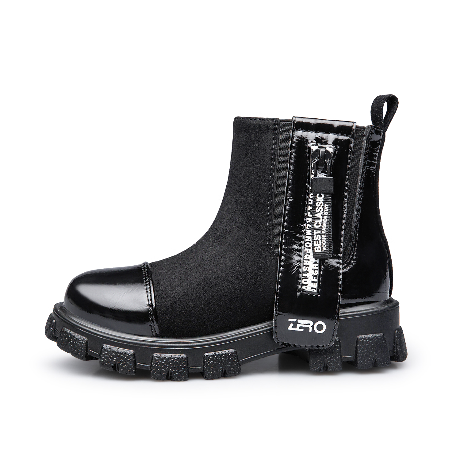 Детские ботинки, устойчивые к истиранию, женские ZRO, черный
Детские ботинки, устойчивые к истиранию, женские ZRO, черный