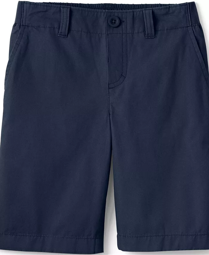 Школьные шорты для девочек на резинке без застежки Lands' End, синий
Школьные шорты для девочек на резинке без застежки Lands' End, синий