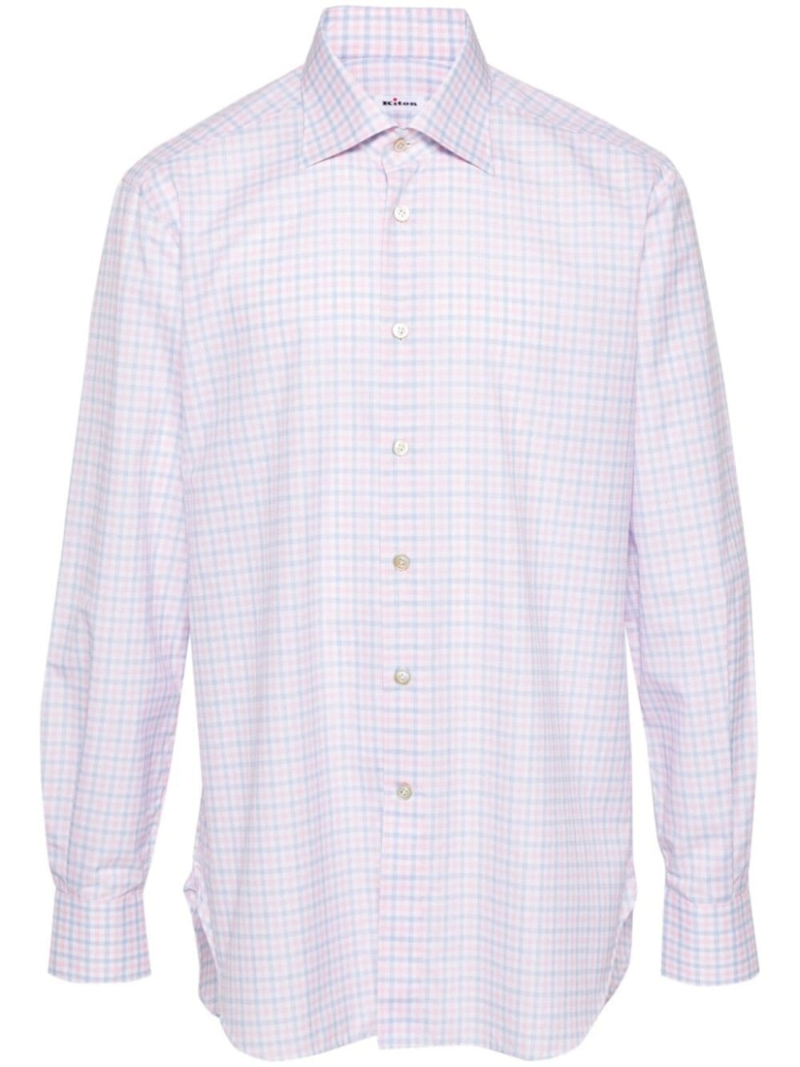 Kiton рубашка в клетку, розовый
Kiton рубашка в клетку, розовый