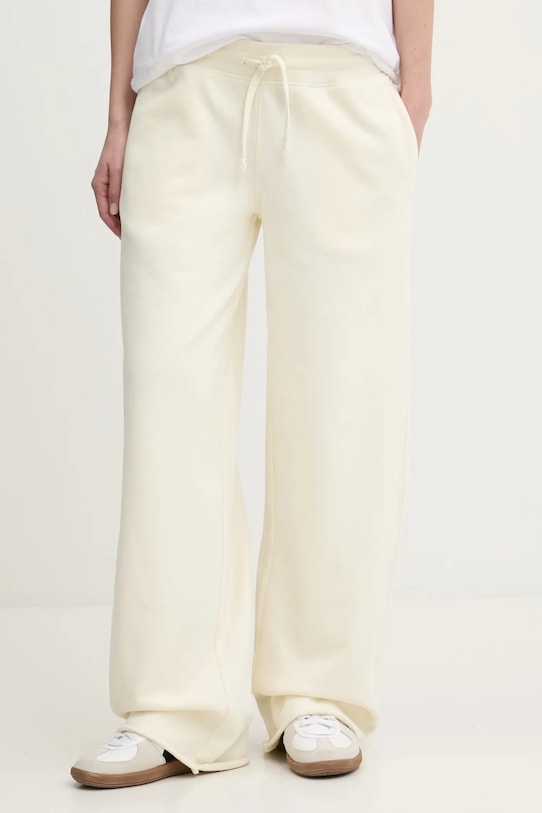 Хлопковые спортивные брюки Superdry, бежевый 
Хлопковые спортивные брюки Superdry, бежевый