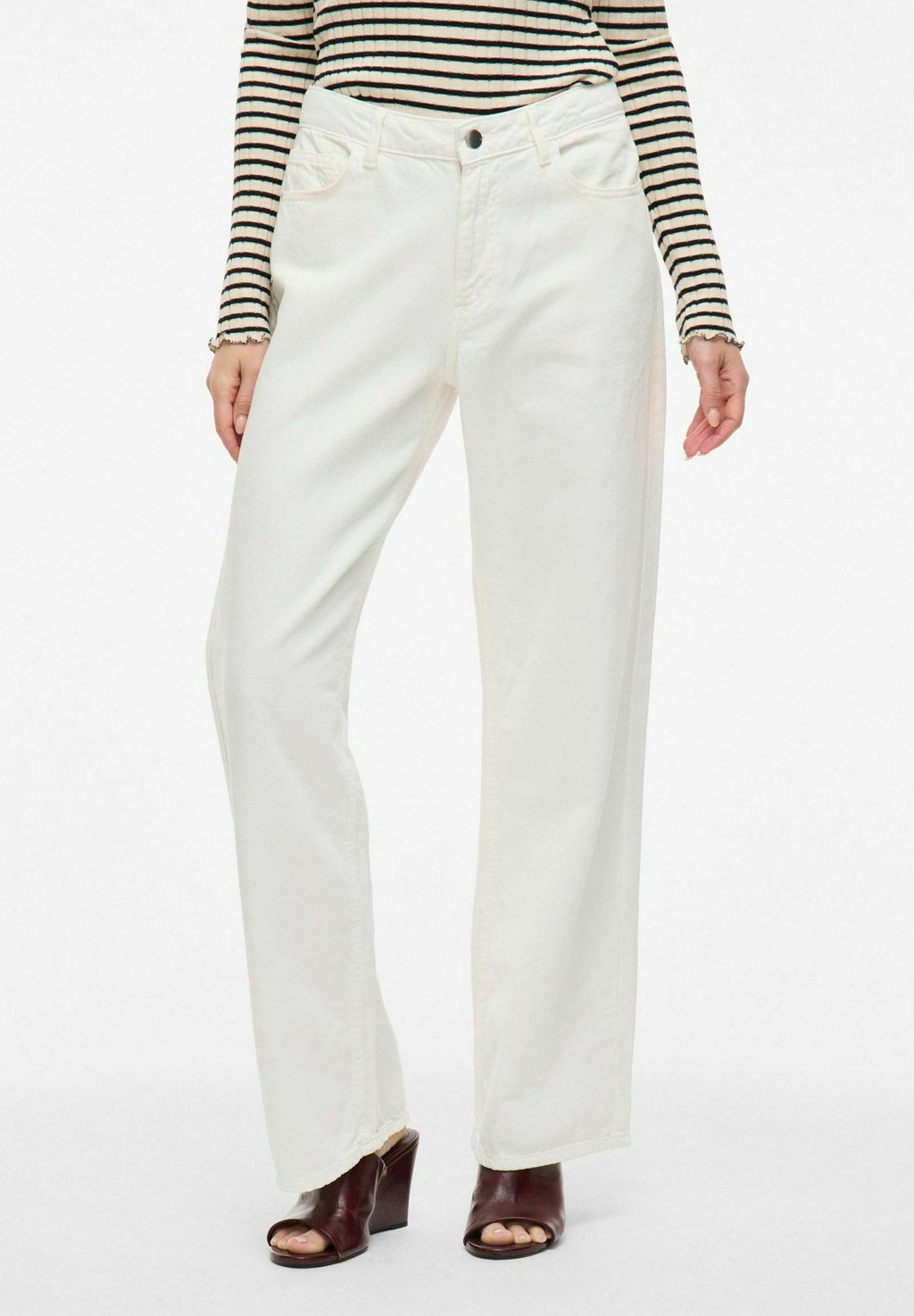 Джинсы прямого кроя WIDE VIPALMA VILA, белый 
Джинсы прямого кроя WIDE VIPALMA VILA, белый