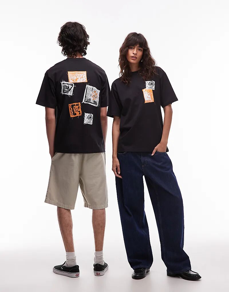 Футболка Vans с графическим принтом на спине в стиле панк, черная
Футболка Vans с графическим принтом на спине в стиле панк, черная