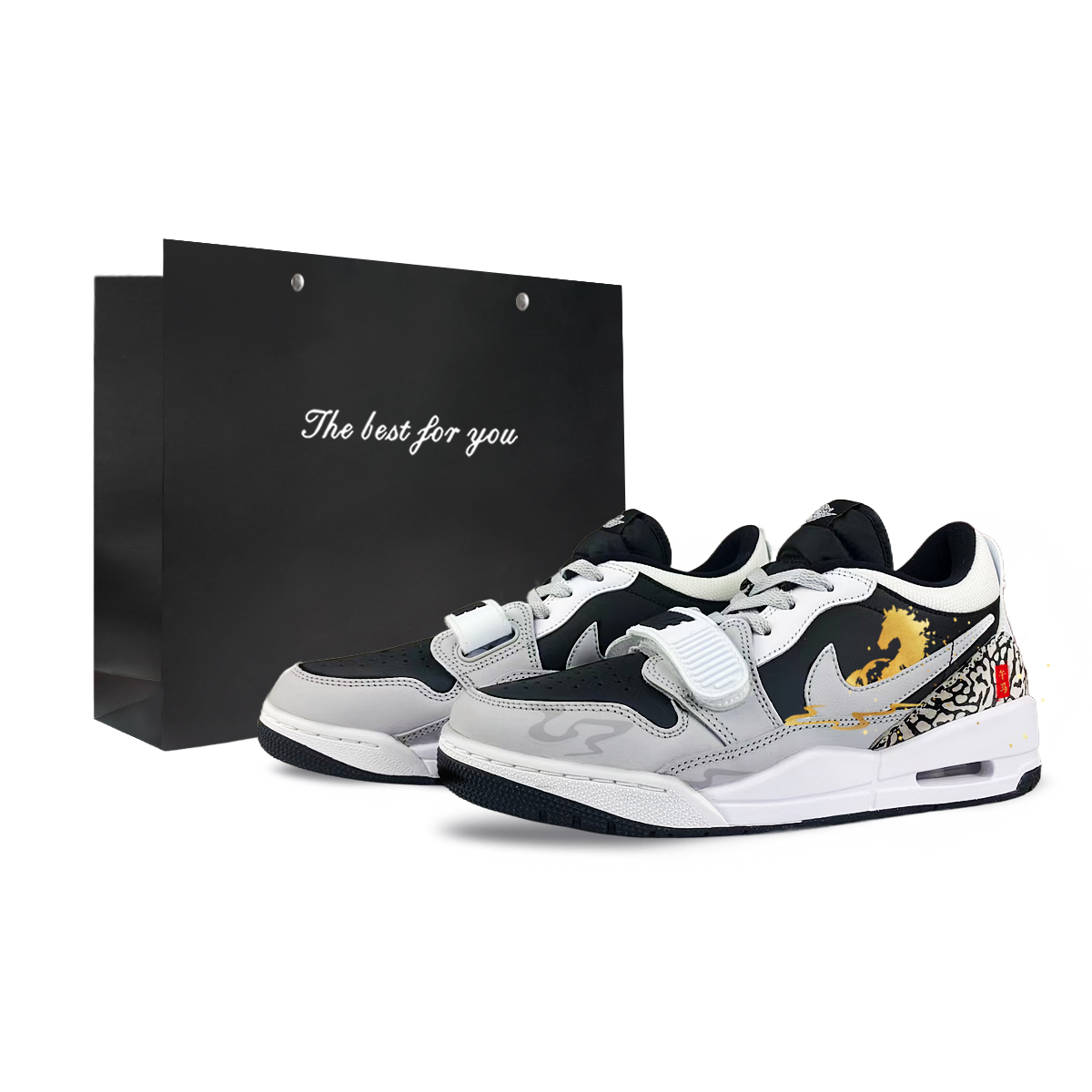 Jordan Legacy 312 Low top детские баскетбольные кроссовки Black White Unisex
Jordan Legacy 312 Low top детские баскетбольные кроссовки Black White Unisex