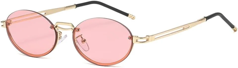 Винтажные маленькие овальные солнцезащитные очки с черным градиентом для женщин, защита от УФ-излучения UV400, мужские круглые очки из сплава LANGSER, Gold Pink
Винтажные маленькие овальные солнцезащитные очки с черным градиентом для женщин, защита от УФ-излучения UV400, мужские круглые очки из сплава LANGSER, Gold Pink
