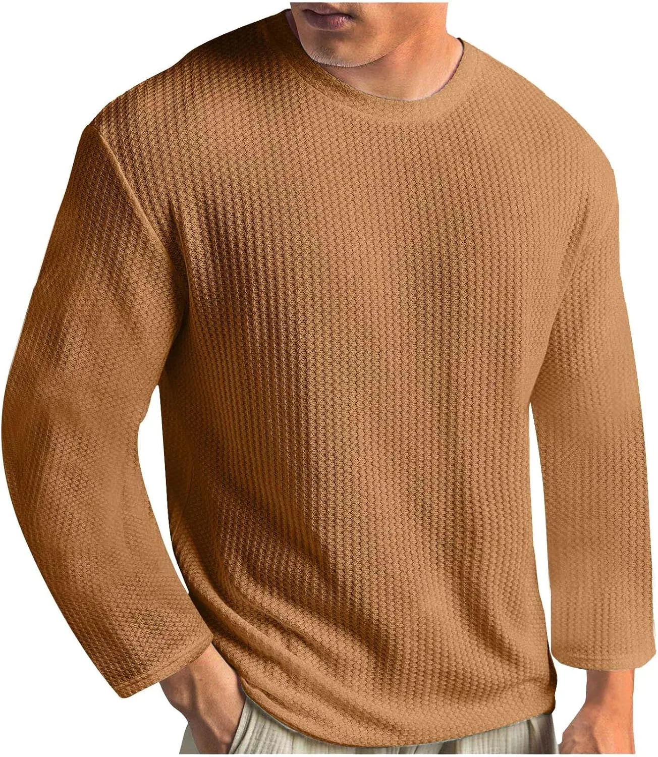 Мужская вязаная футболка с длинным рукавом
Мужская вязаная футболка с длинным рукавом