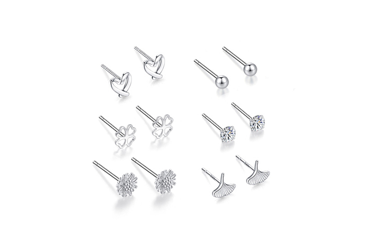 MISS TOOYA Серьги-гвоздики из стерлингового серебра для женщин
MISS TOOYA Серьги-гвоздики из стерлингового серебра для женщин