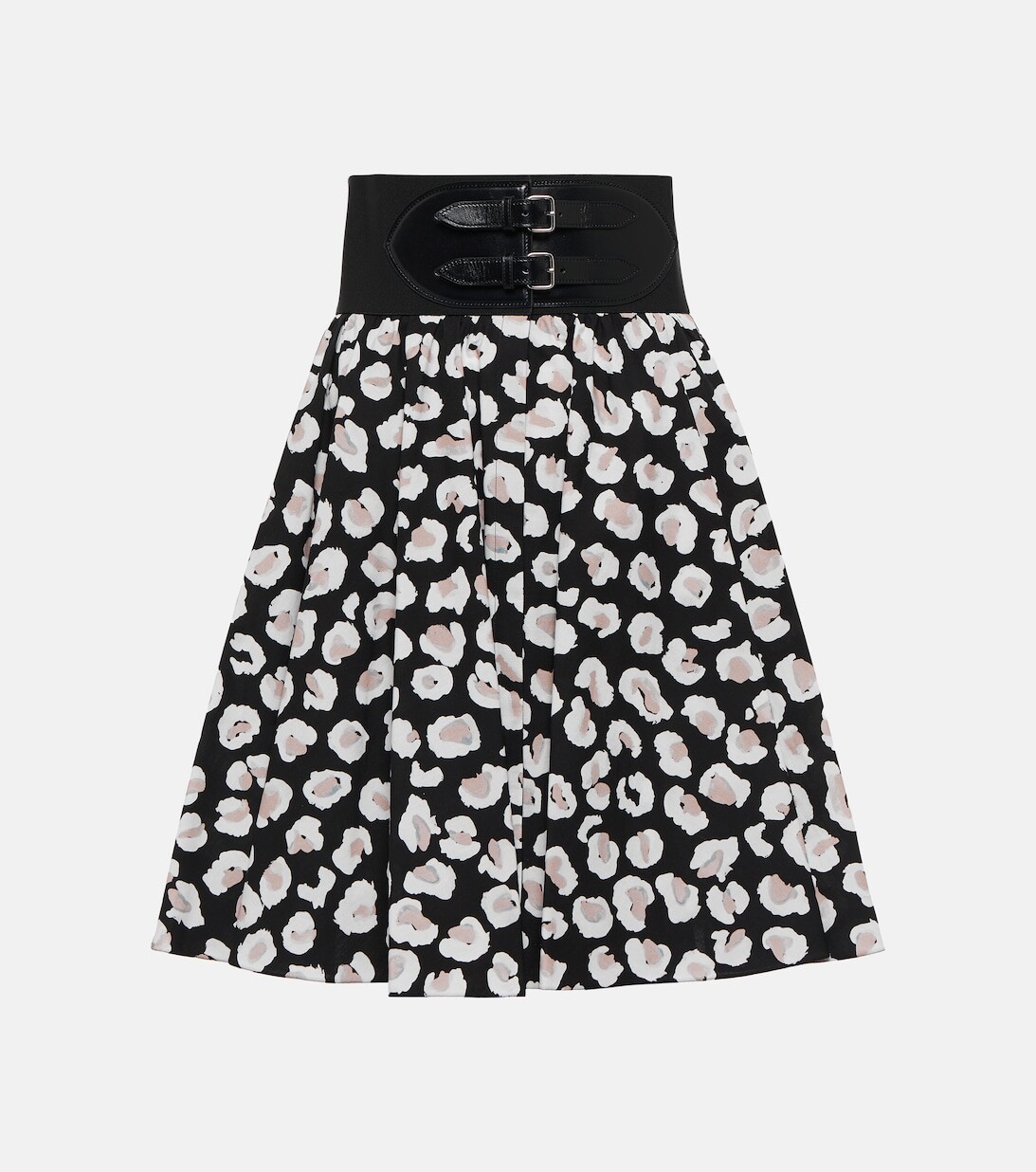 Мини-юбка из хлопка с цветочным принтом и кожаной отделкой ALAÏA, разноцветный
Мини-юбка из хлопка с цветочным принтом и кожаной отделкой ALAÏA, разноцветный