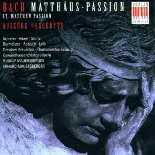 CD диск Bach, J.S. / Mauersberger: St Matthew Passion
CD диск Bach, J.S. / Mauersberger: St Matthew Passion