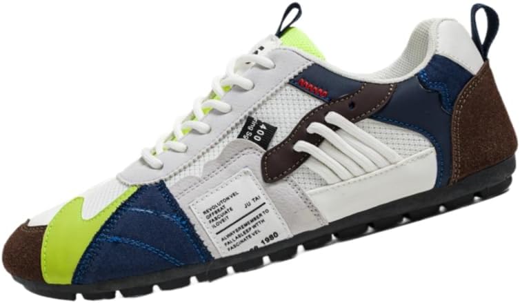 Мужские кроссовки в винтажном стиле с сеткой - дышащие, повседневного дизайна с противоскользящей подошвой - весна/лето/осень Hoalox, темно-синий
Мужские кроссовки в винтажном стиле с сеткой - дышащие, повседневного дизайна с противоскользящей подошвой - весна/лето/осень Hoalox, темно-синий