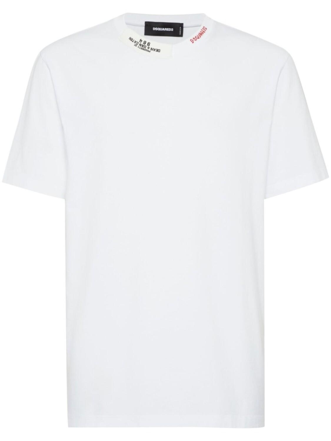 Футболка с логотипом DSQUARED2 на горловине, белый
Футболка с логотипом DSQUARED2 на горловине, белый