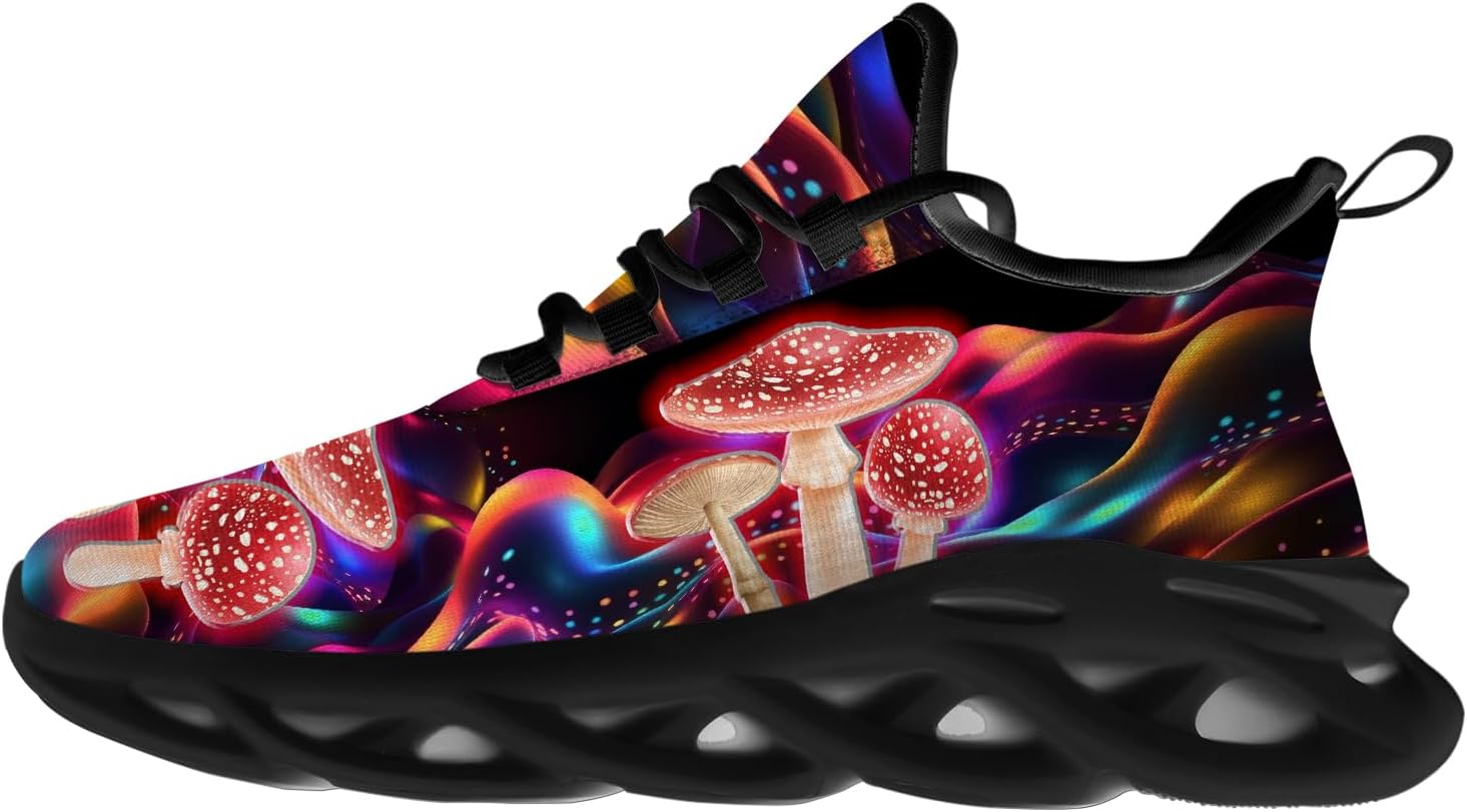 Кроссовки Ciadoon с рисунком гриба для женщин и мужчин, для бега по дороге, ходьбы, тенниса, дышащие, легкие, спортивные, подарок для мужчин и женщин, 2927multicolor
Кроссовки Ciadoon с рисунком гриба для женщин и мужчин, для бега по дороге, ходьбы, тенниса, дышащие, легкие, спортивные, подарок для мужчин и женщин, 2927multicolor
