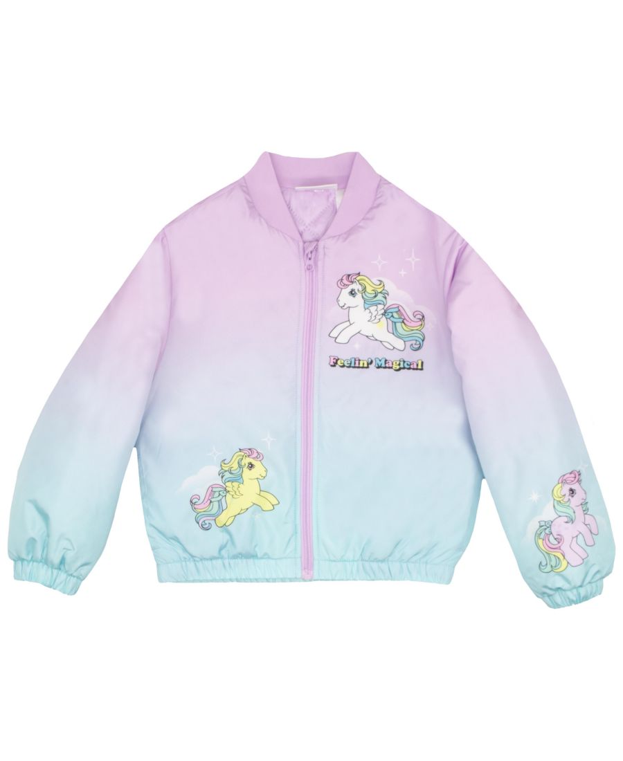 Легкая куртка-бомбер на молнии с графическим принтом "My Pony" для девочек My Little Pony, Purple
Легкая куртка-бомбер на молнии с графическим принтом "My Pony" для девочек My Little Pony, Purple
