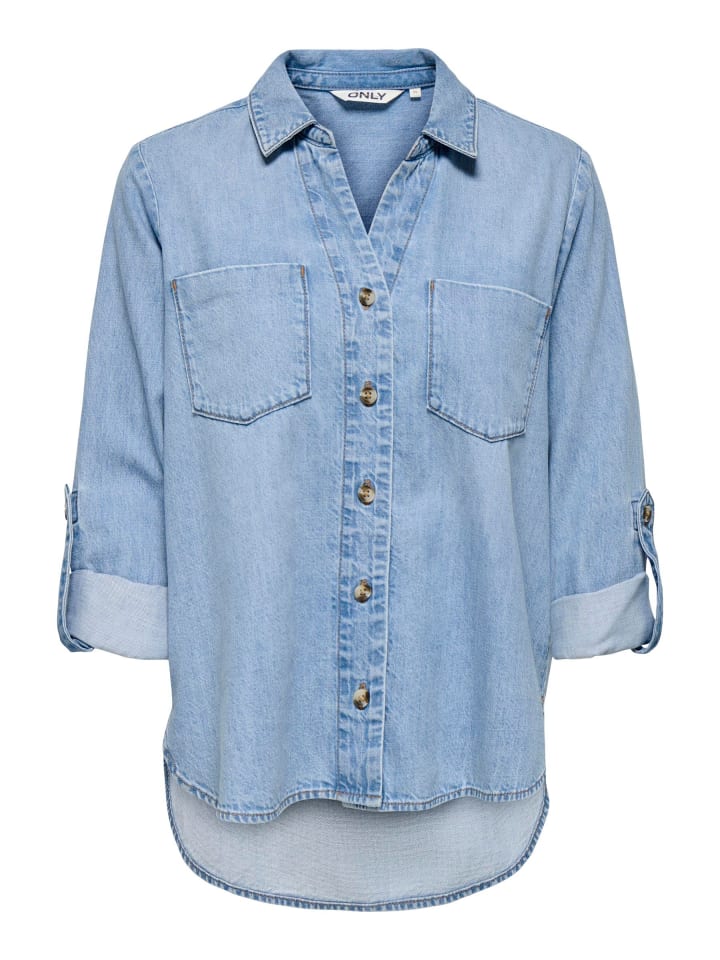 Рубашка ONLY, светло-синий деним
Рубашка ONLY, светло-синий деним