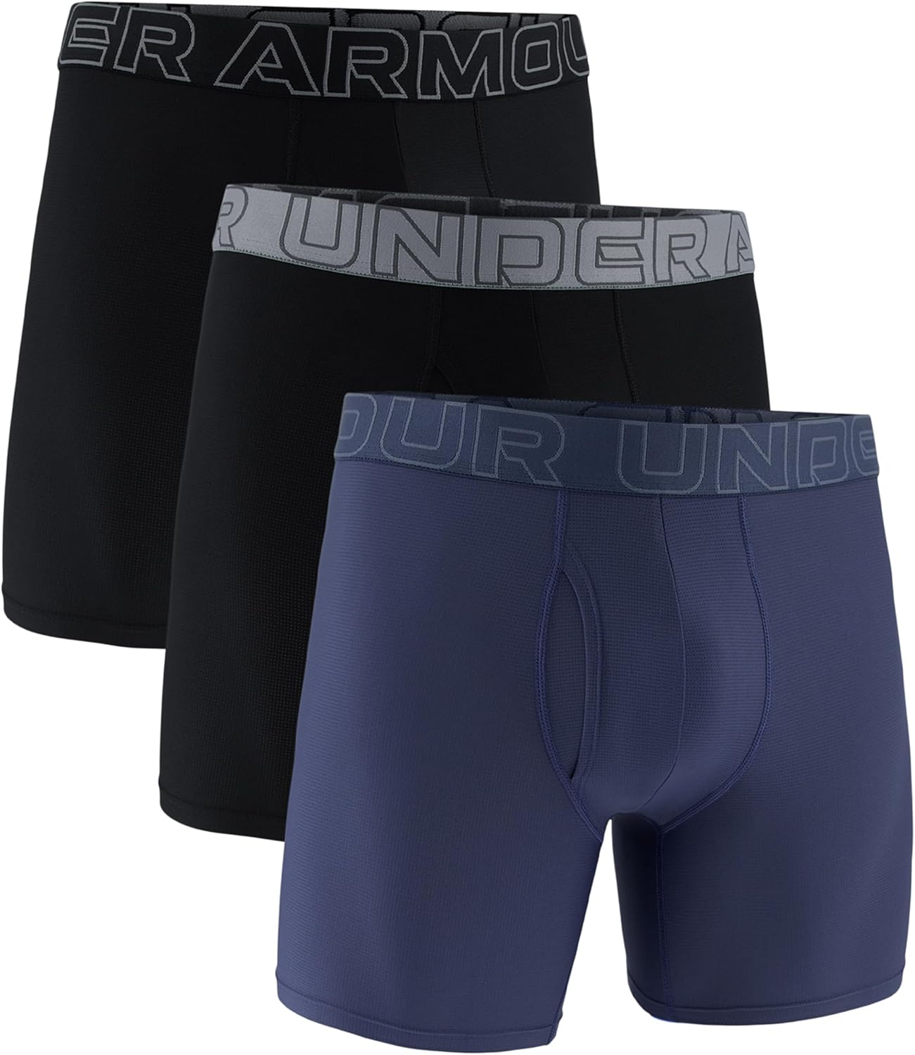 Мужские спортивные сетчатые трусы Under Armour Performance Tech Mesh, сплошные, 6 дюймов, 3 пары, Downpour Gray/Black/Blackl
Мужские спортивные сетчатые трусы Under Armour Performance Tech Mesh, сплошные, 6 дюймов, 3 пары, Downpour Gray/Black/Blackl