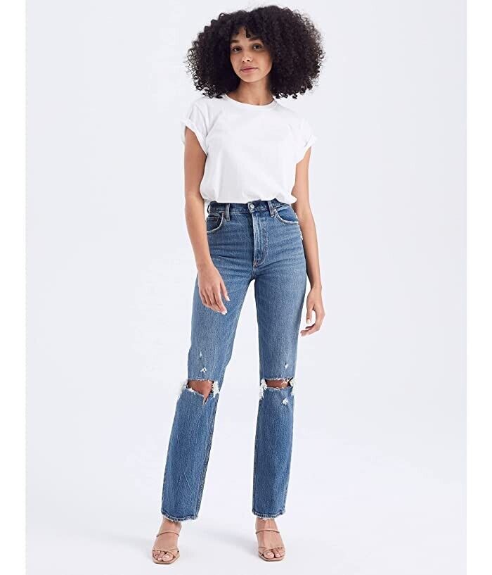 Джинсы Abercrombie & Fitch Женские 26 Синие Деним Потертые Высокая посадка Ретро ERK389
Джинсы Abercrombie & Fitch Женские 26 Синие Деним Потертые Высокая посадка Ретро ERK389