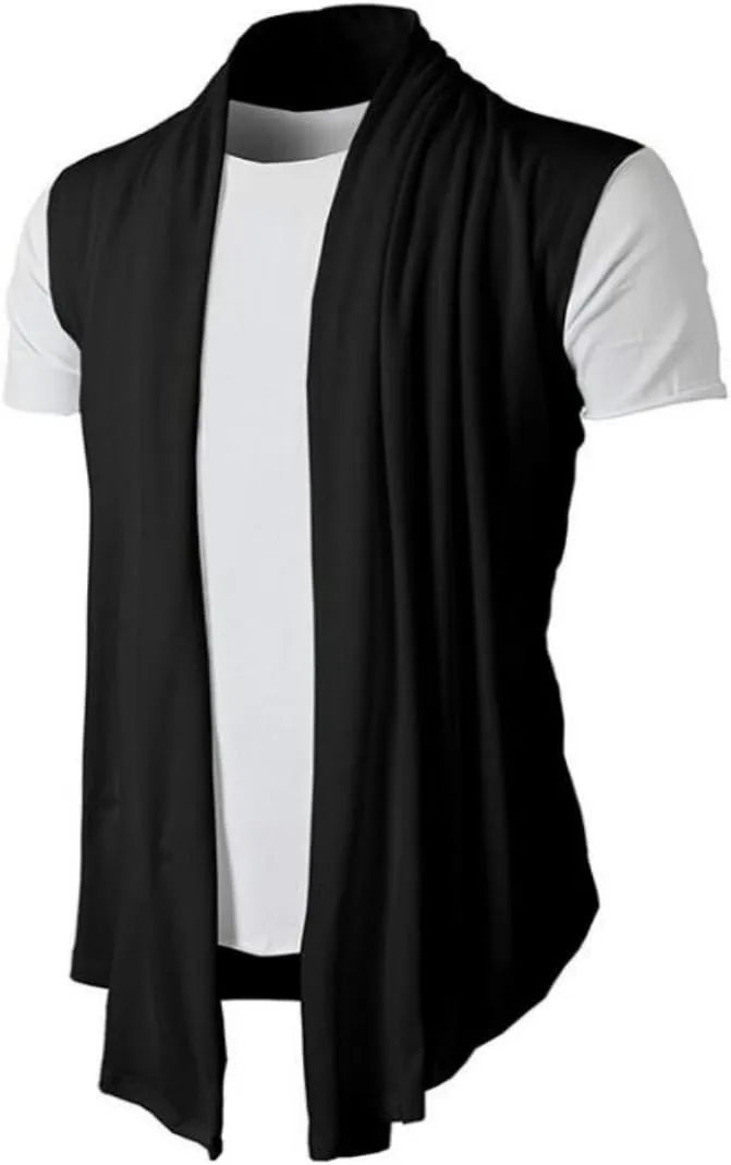 Мужской кардиган-жилет без рукавов с воротником-шалью Colygamala
Мужской кардиган-жилет без рукавов с воротником-шалью Colygamala