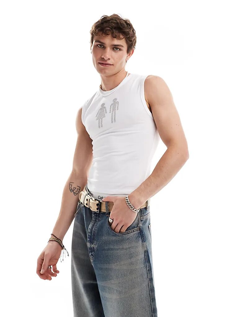 Топ COLLUSION с отделкой стразами
Топ COLLUSION с отделкой стразами