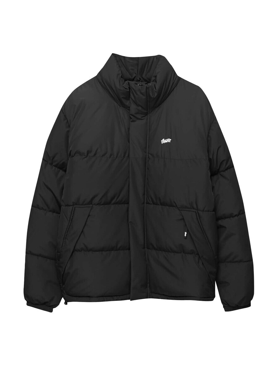 Межсезонная куртка Pull&Bear, черный
Межсезонная куртка Pull&Bear, черный