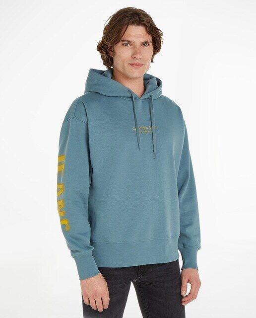 Мужская толстовка с капюшоном и логотипом Calvin Klein Jeans, синий
Мужская толстовка с капюшоном и логотипом Calvin Klein Jeans, синий