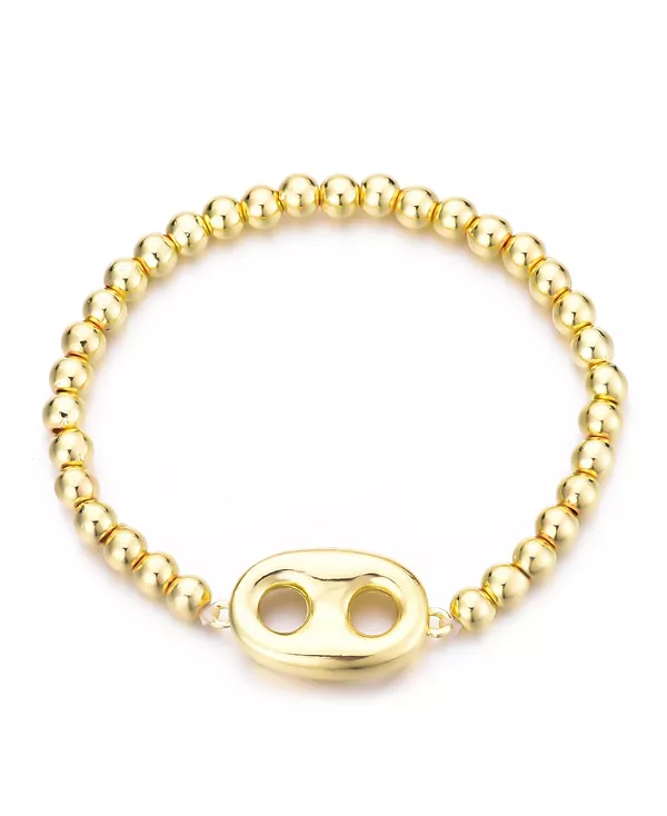 Браслет из эластичных бусин Mariner Link с покрытием из 14-каратного золота Adornia, gold
Браслет из эластичных бусин Mariner Link с покрытием из 14-каратного золота Adornia, gold