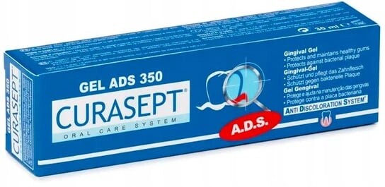 Гель для десен ADS 350 0,5% CHX, 30 мл Curasept
Гель для десен ADS 350 0,5% CHX, 30 мл Curasept