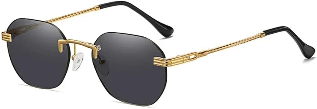 Женские солнцезащитные очки без оправы с золотистым металлическим покрытием, безрамочные, с градиентными линзами, мужские модные солнцезащитные очки синего цвета с защитой от УФ-излучения UV400 SZVVBKK, 01 Gold-black
Женские солнцезащитные очки без оправы с золотистым металлическим покрытием, безрамочные, с градиентными линзами, мужские модные солнцезащитные очки синего цвета с защитой от УФ-излучения UV400 SZVVBKK, 01 Gold-black