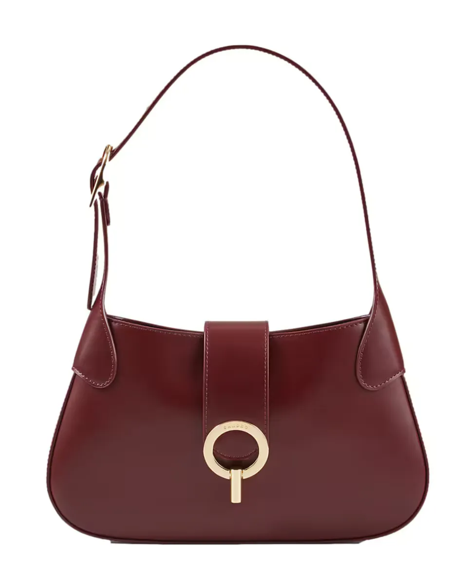 Сертифицированная кожаная сумка через плечо Baguette Sandro, красный
Сертифицированная кожаная сумка через плечо Baguette Sandro, красный